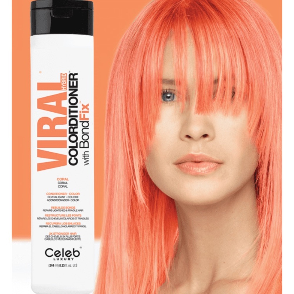 Celeb Luxury coral color depositing conditioner
